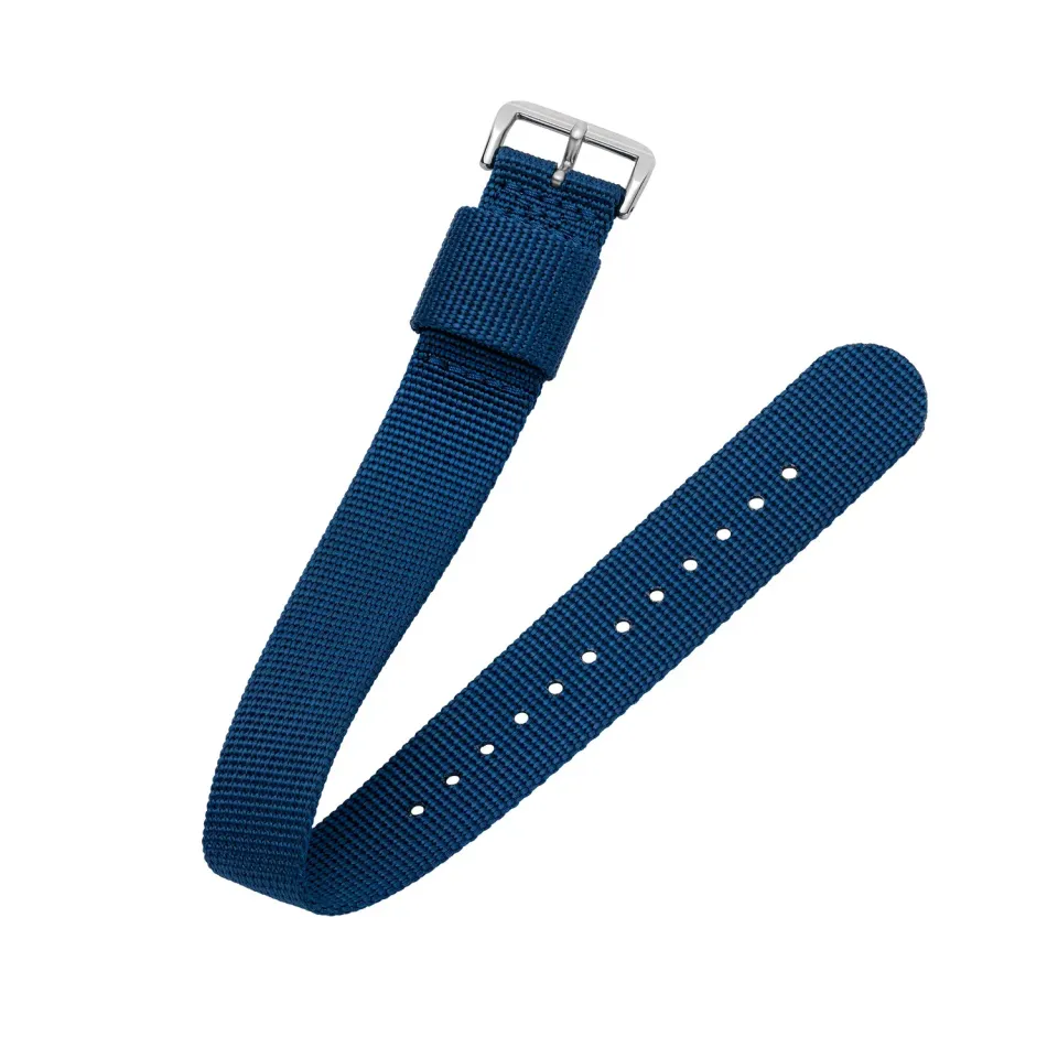 H.G.P. NSA cinturino orologio nylon blu 20 mm