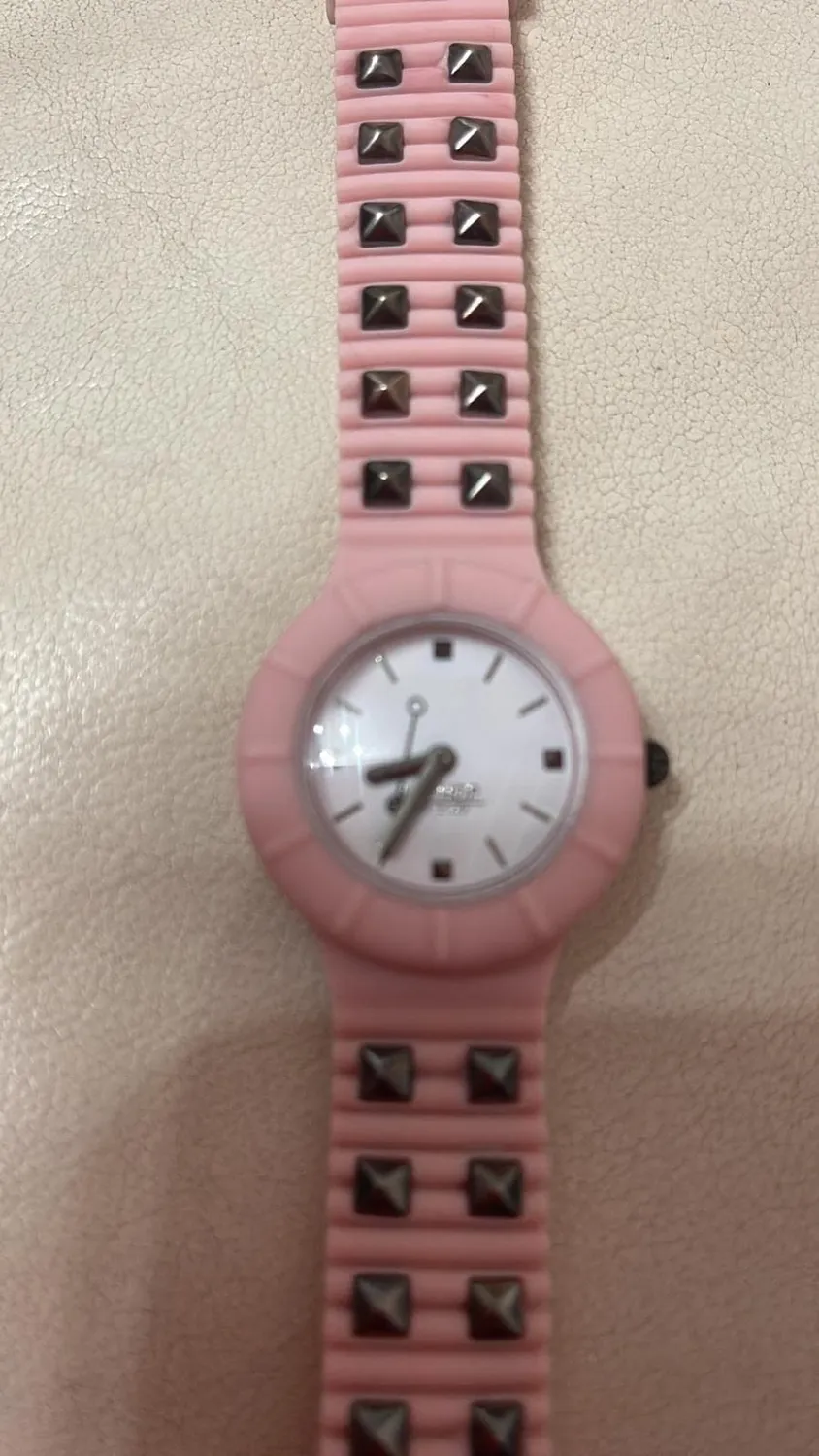 Hip Hop Solo Tempo Punk Lady HWU0802 orologio donna rosa