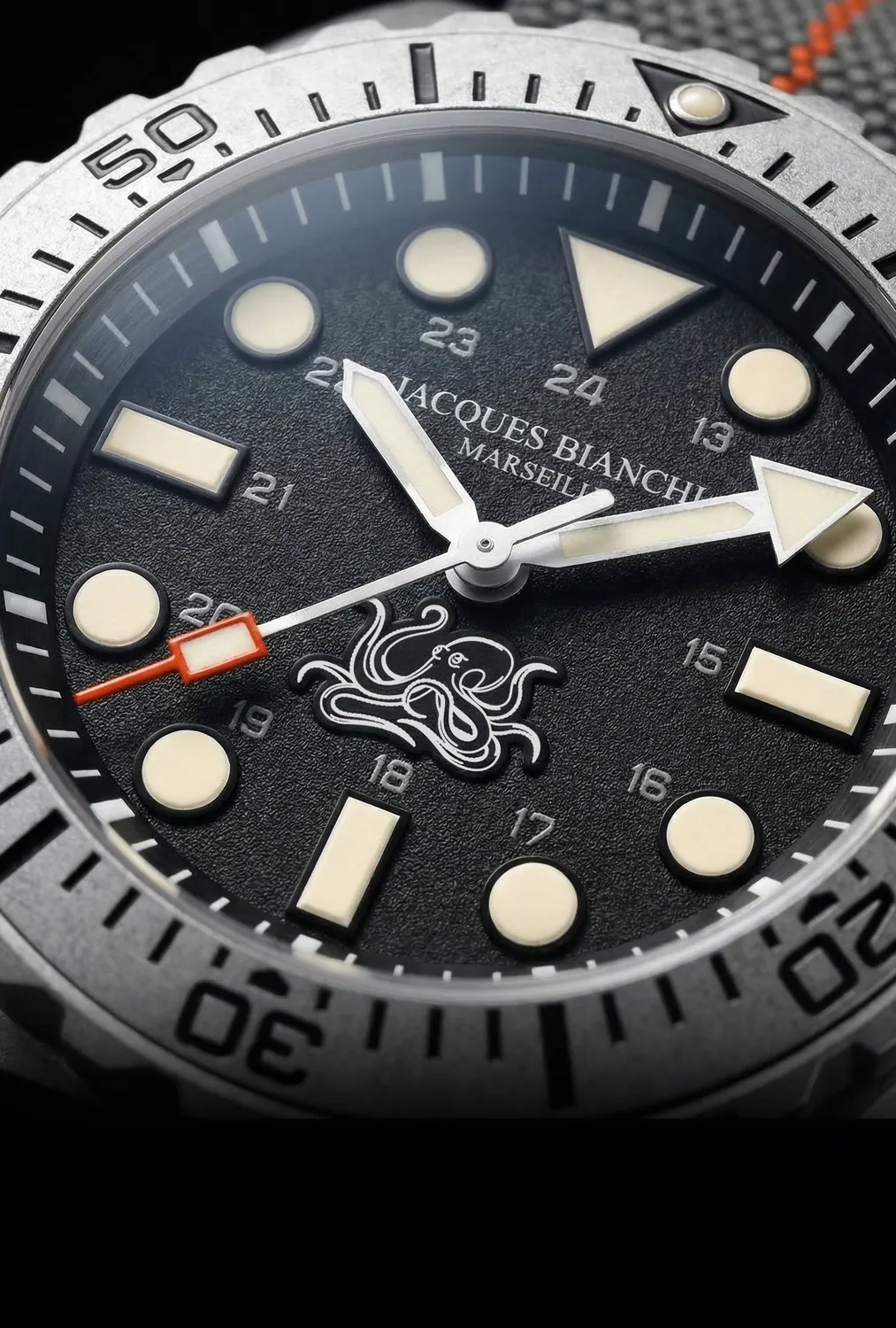 Jacques Bianchi JB300 Poulpro orologio sub titanio