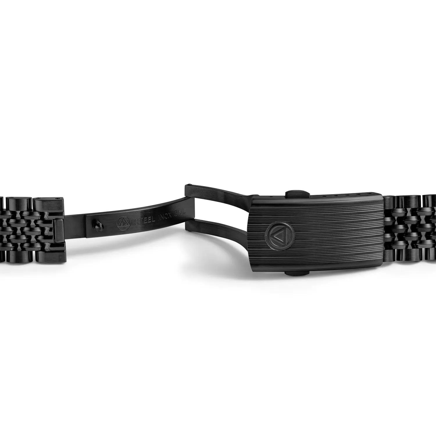 H.G.P. NSA 844 bracciale acciaio 20 mm PVD nero