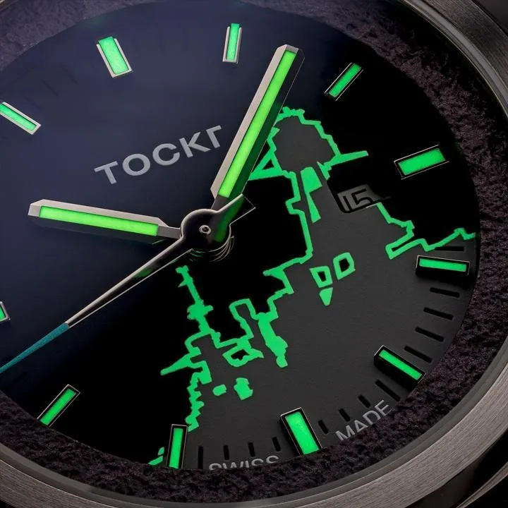 Tockr USS Texas 35BBMSS.03.RS orologio nero 42mm