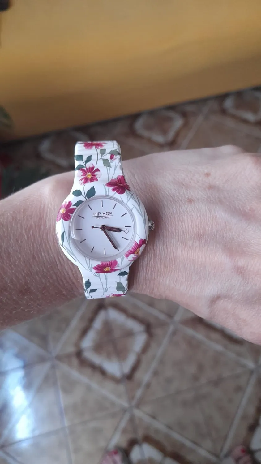 Hip Hop Spring Fever Wild Flower orologio donna silicone multicolor