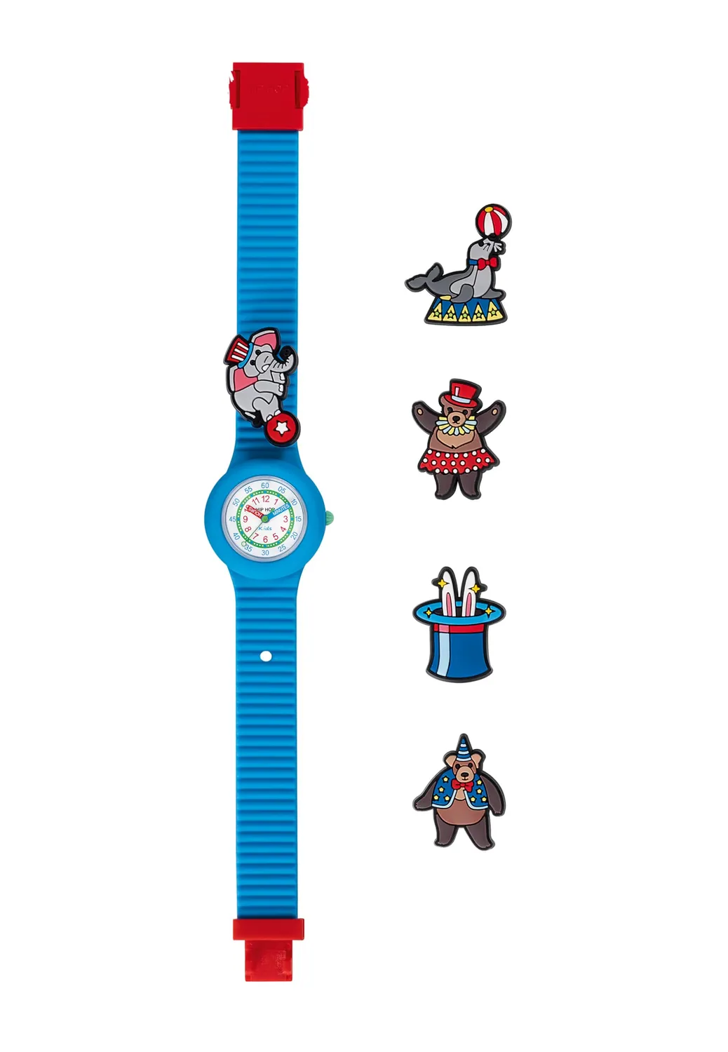 Hip Hop PinTastic Funny Circus orologio bambini circo silicone
