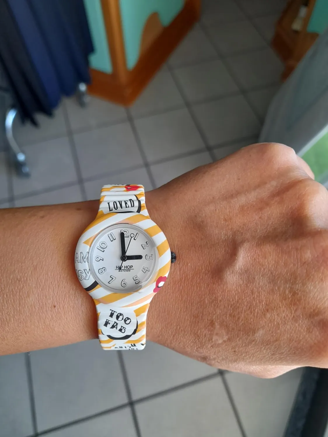 Hip Hop Hero 32 HBU0895 orologio donna silicone giallo