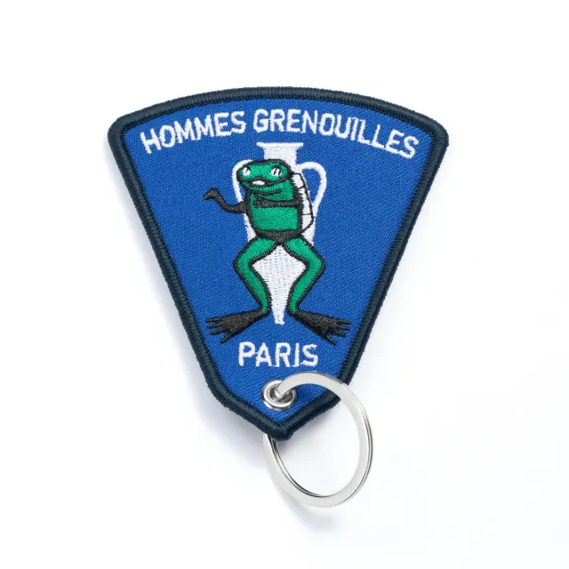 H.G.P. Patch portachiavi acciaio Francois Monnin