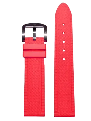 Ritmo Mundo cinturino gomma rosso battistrada 23mm