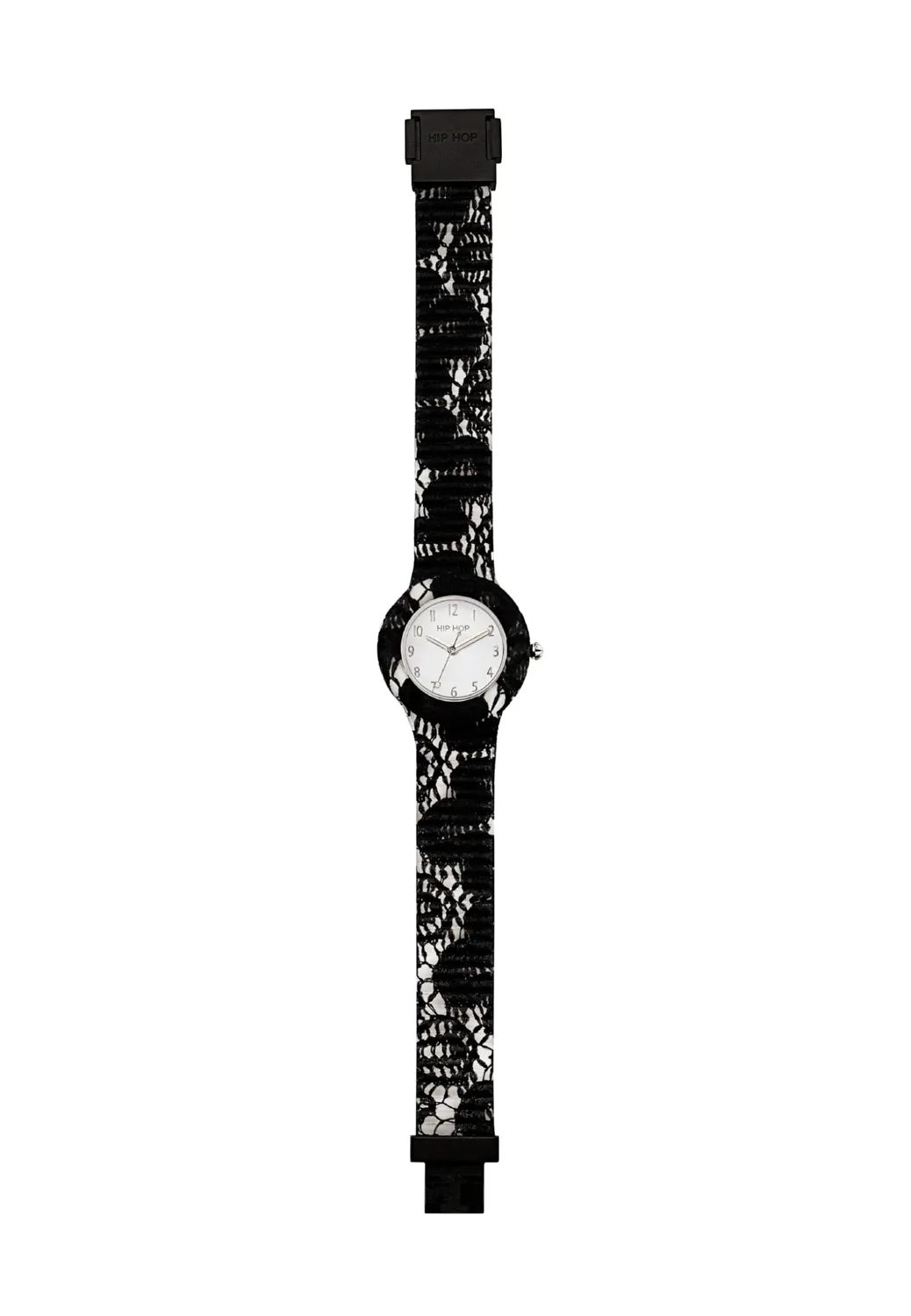 Hip Hop Lace orologio donna blu bianco pizzo 32 mm