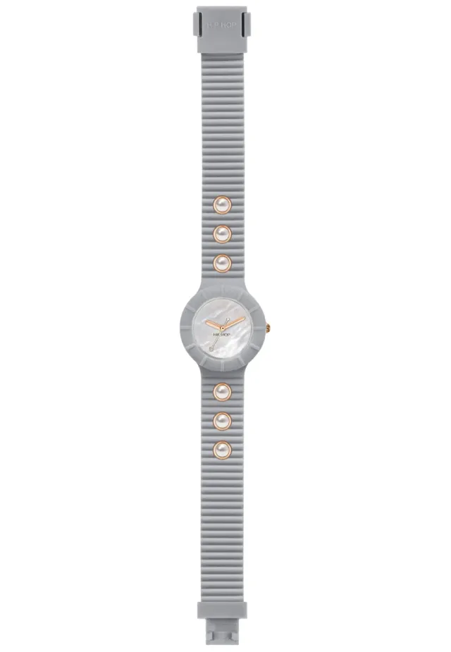 Hip Hop Hero 32 HWU0491 orologio donna silicone grigio perla