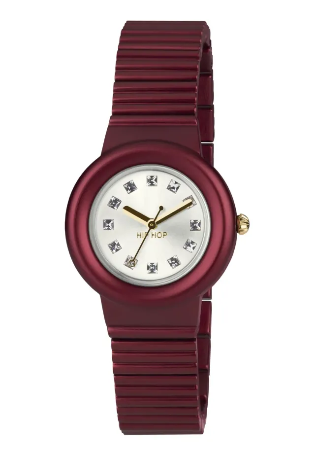 Hip Hop Hero 32 orologio donna aluminium bracciale plastica