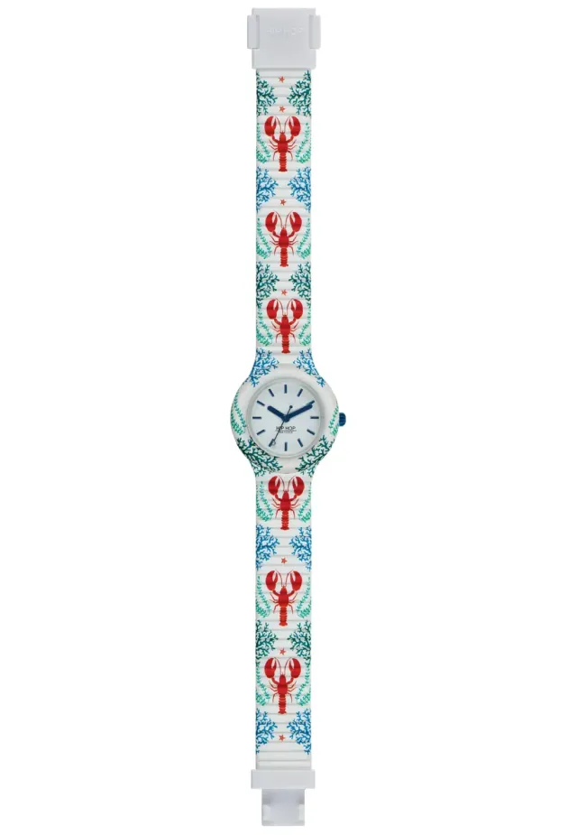 Hip Hop Hero 32 HWU0880 orologio donna silicone blu bianco