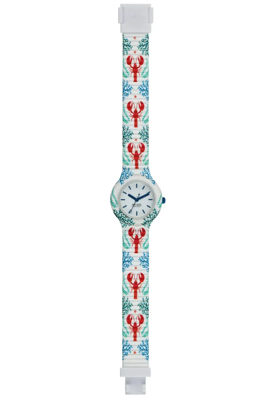 Hip Hop Hero 32 HWU0880 orologio donna silicone blu bianco