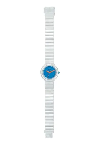 Hip Hop Hero 32 HWU0939 orologio donna silicone blu trasparente