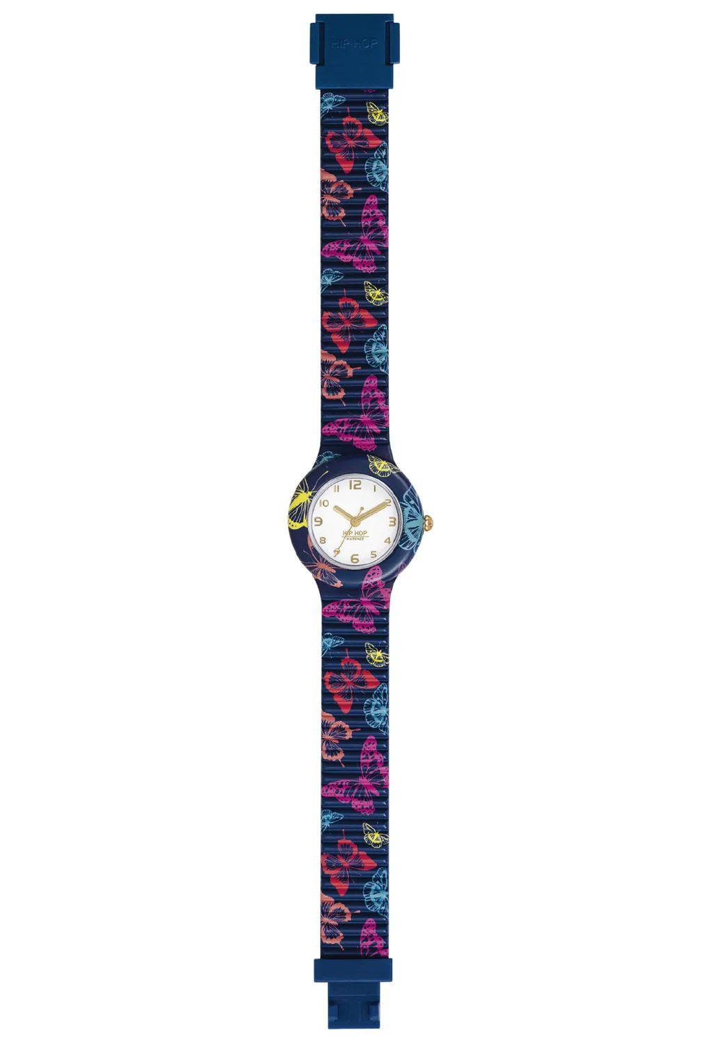 Hip Hop Animals Addicted Butterfly orologio donna bianco
