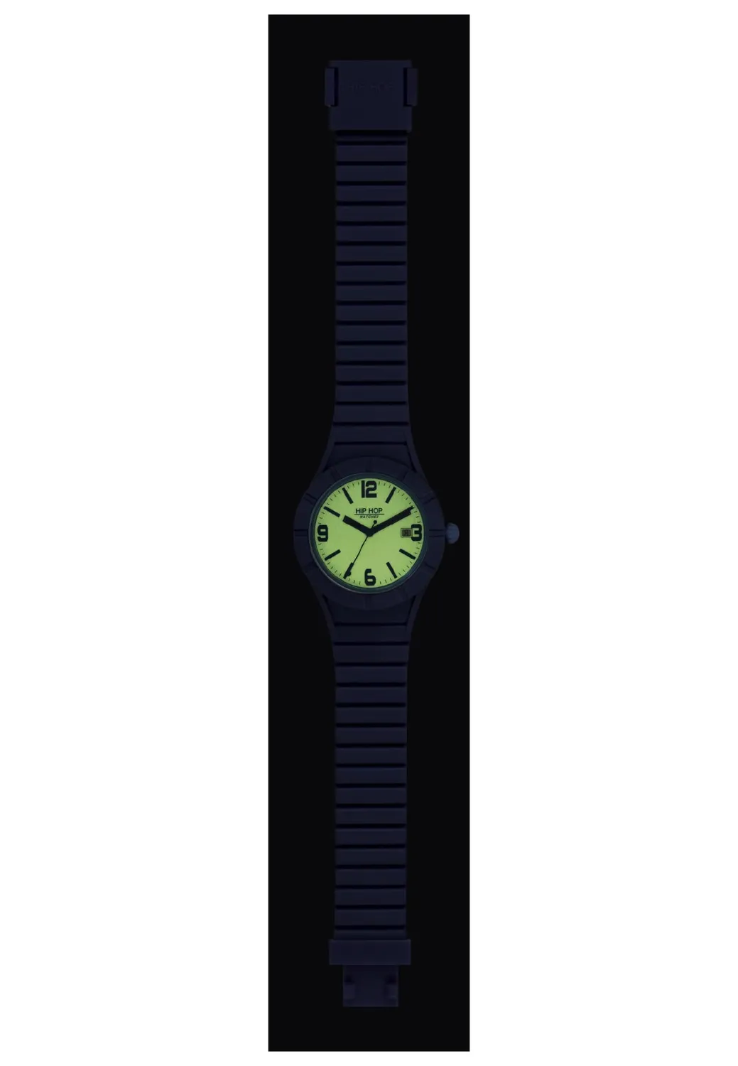 Hip Hop X Man Orologio Uomo Silicone Blu 42 mm
