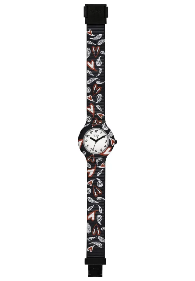 Hip Hop Hero 32 Heart orologio donna nero bianco 32 mm
