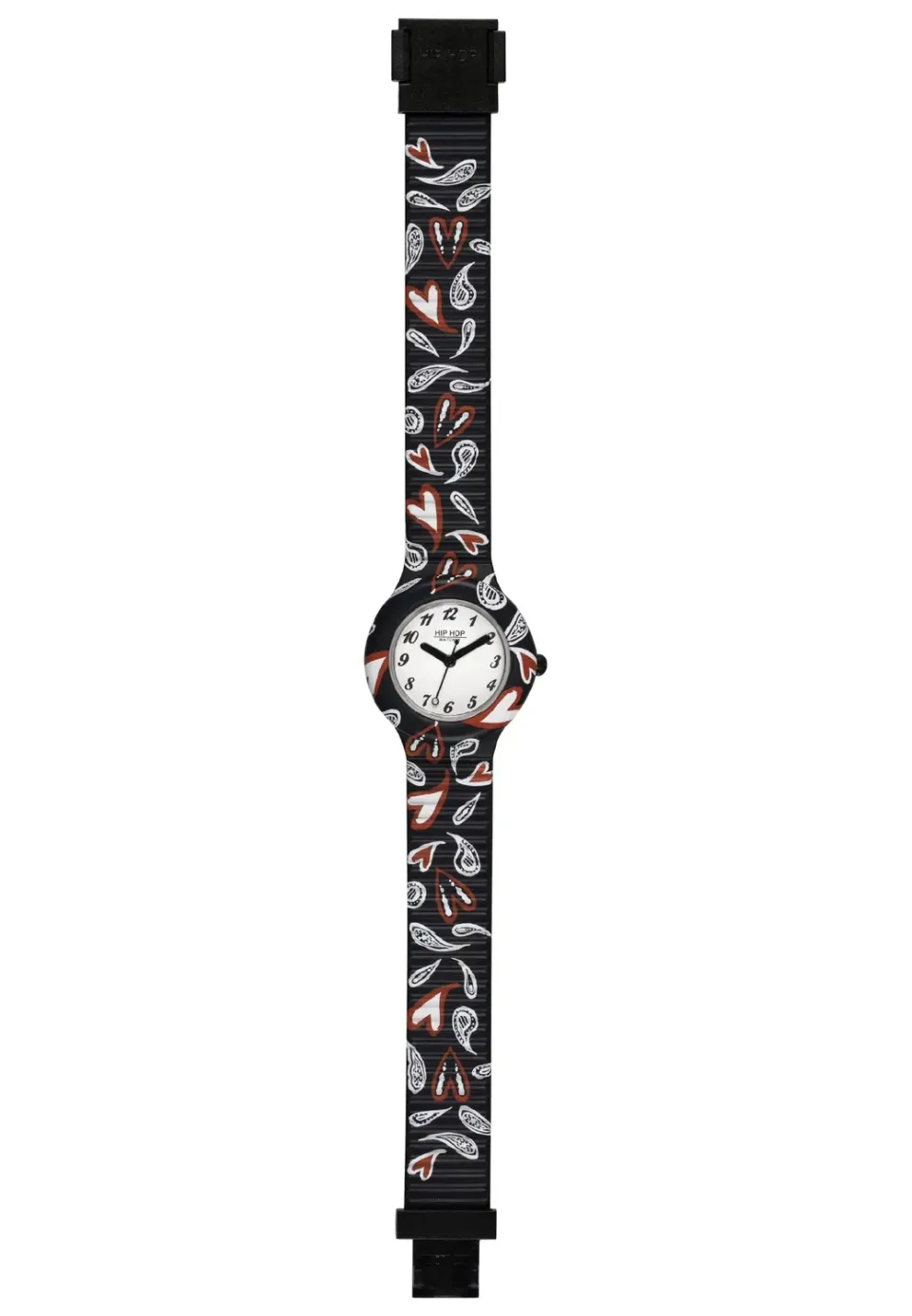 Hip Hop Hero 32 Heart orologio donna nero bianco 32 mm