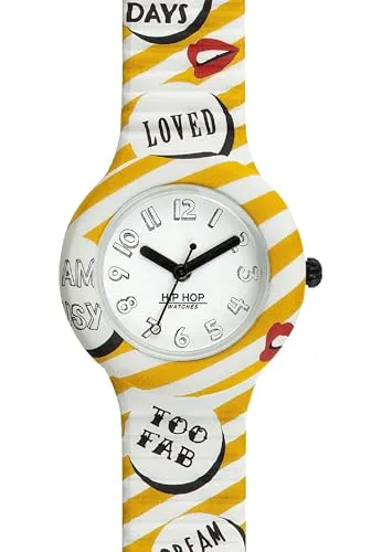 Hip Hop Hero 32 HBU0895 orologio donna silicone giallo