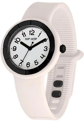 Hip Hop Hero.Dot Yang orologio donna beige silicone 34 mm