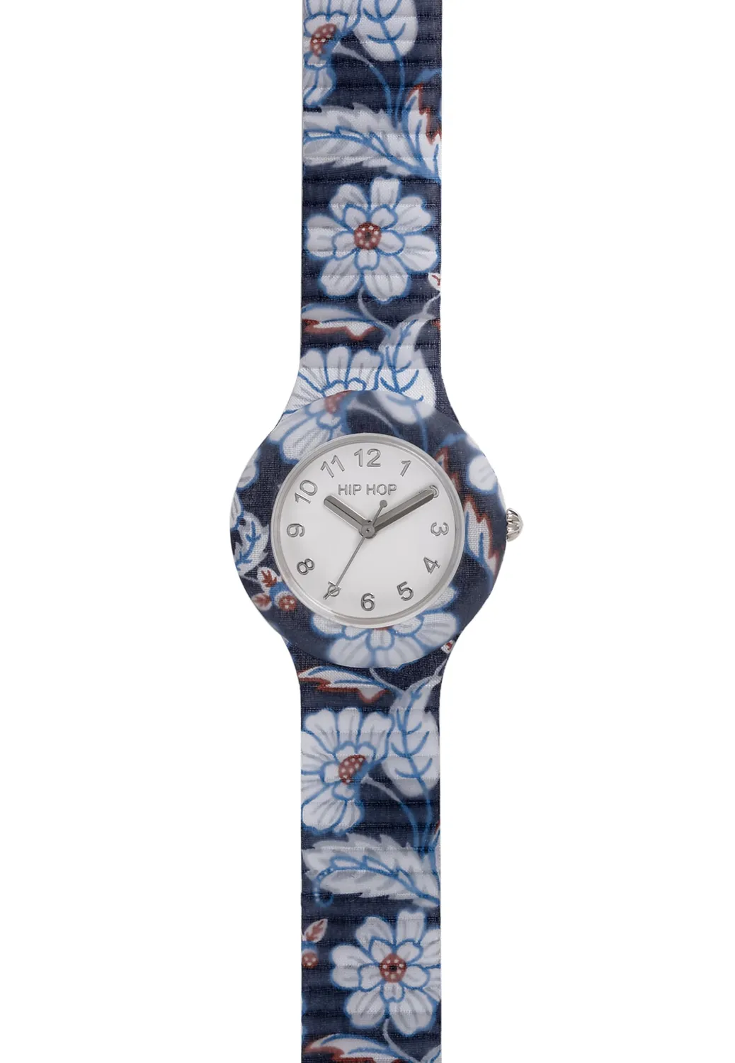 Hip Hop Winter Blossom orologio donna silicone fiori