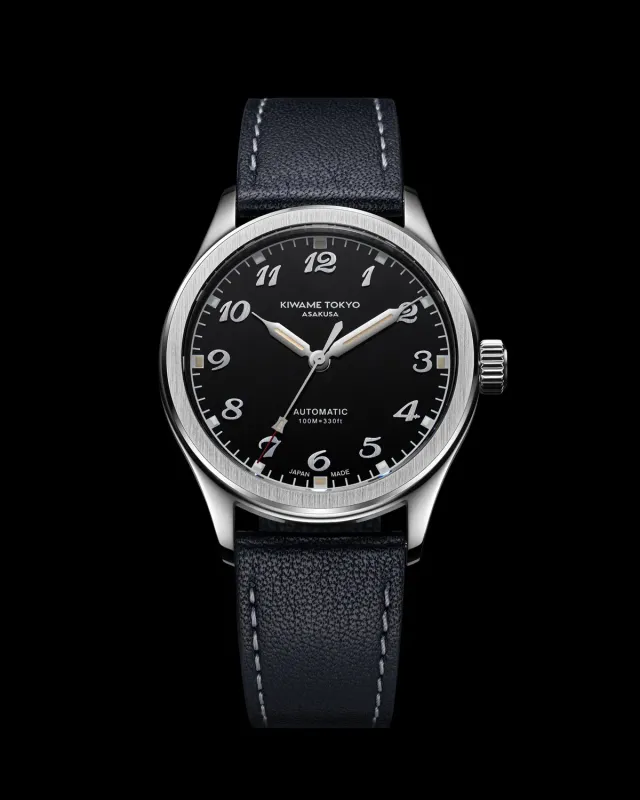Kiwame Tokyo Kurotsuki orologio nero 38mm automatico