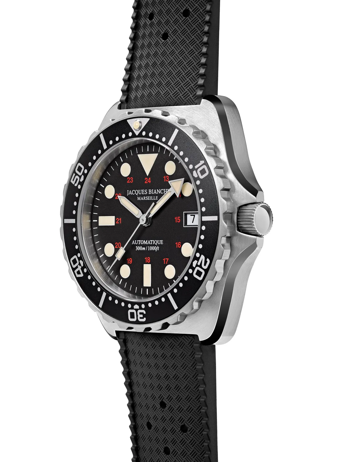 Jacques Bianchi JB300 Noire orologio sub nero PVD