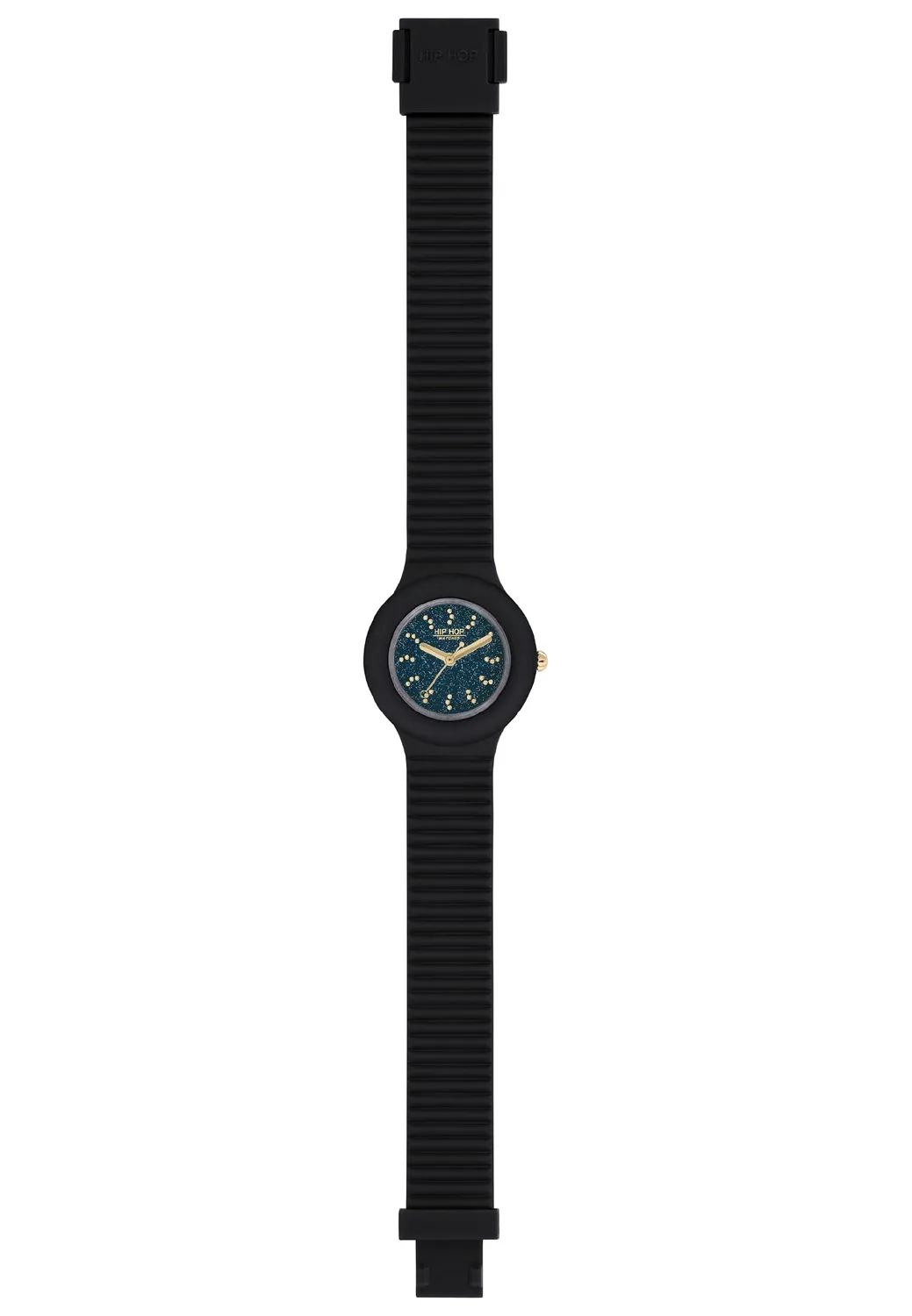Hip Hop Fly to the Stars orologio donna silicone nero 32mm