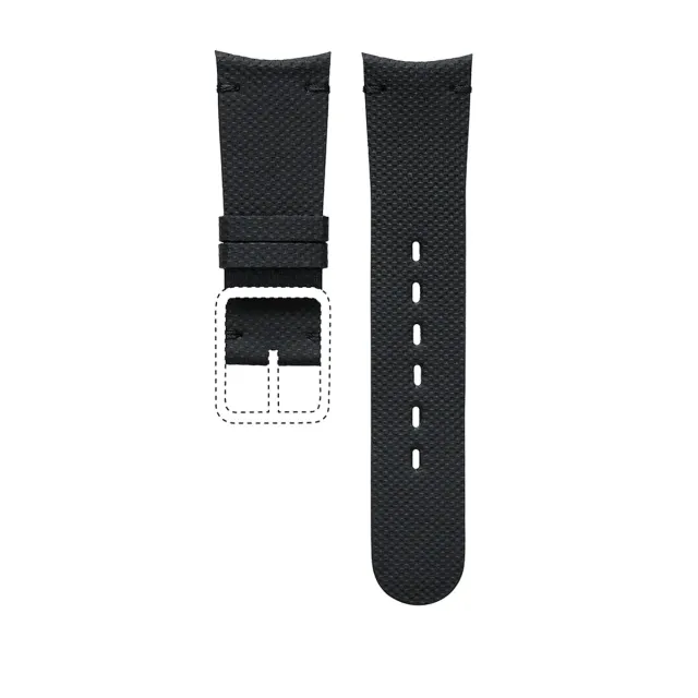 Ressence TYPE 2 cinturino sintetico nero honeycomb