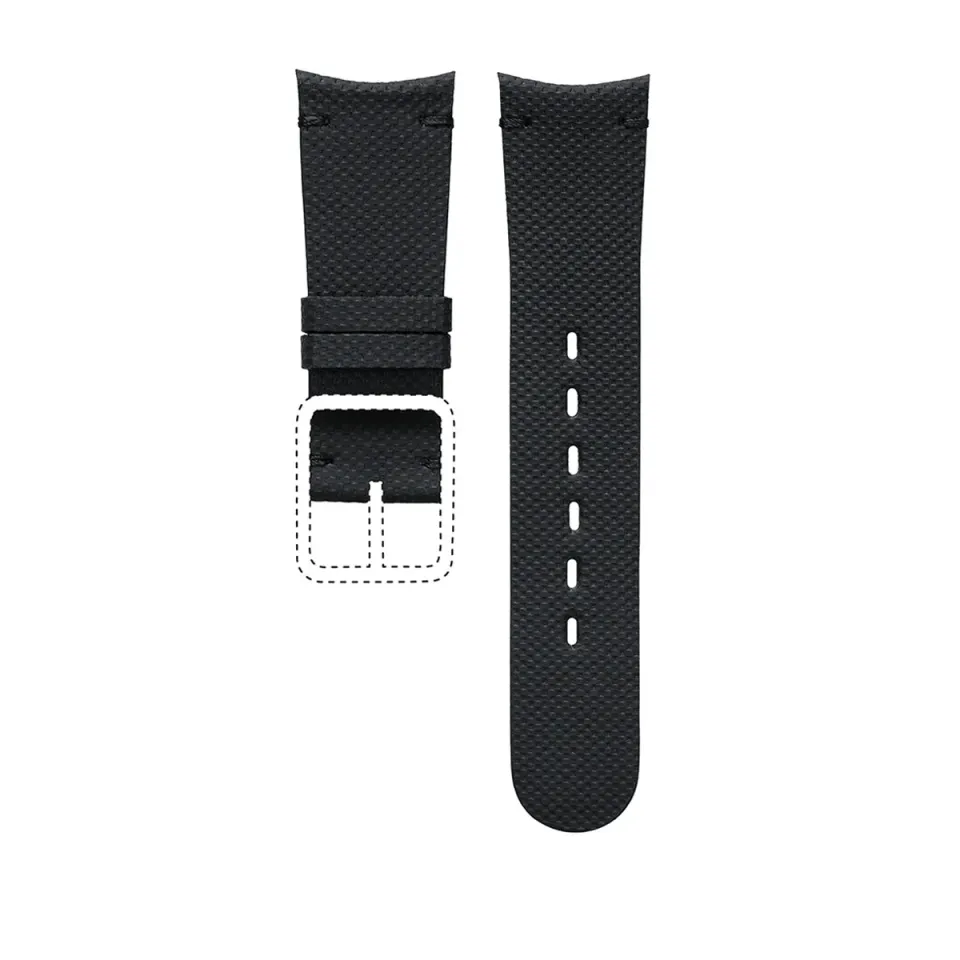 Ressence TYPE 2 cinturino sintetico nero honeycomb