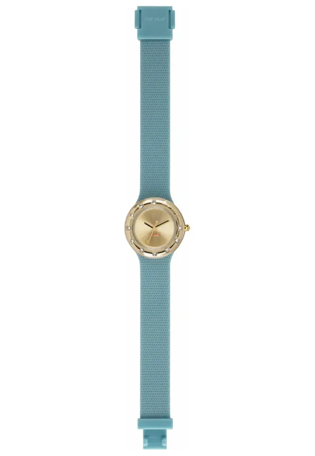 Hip Hop Hero 32 HWU0911 orologio donna azzurro champagne
