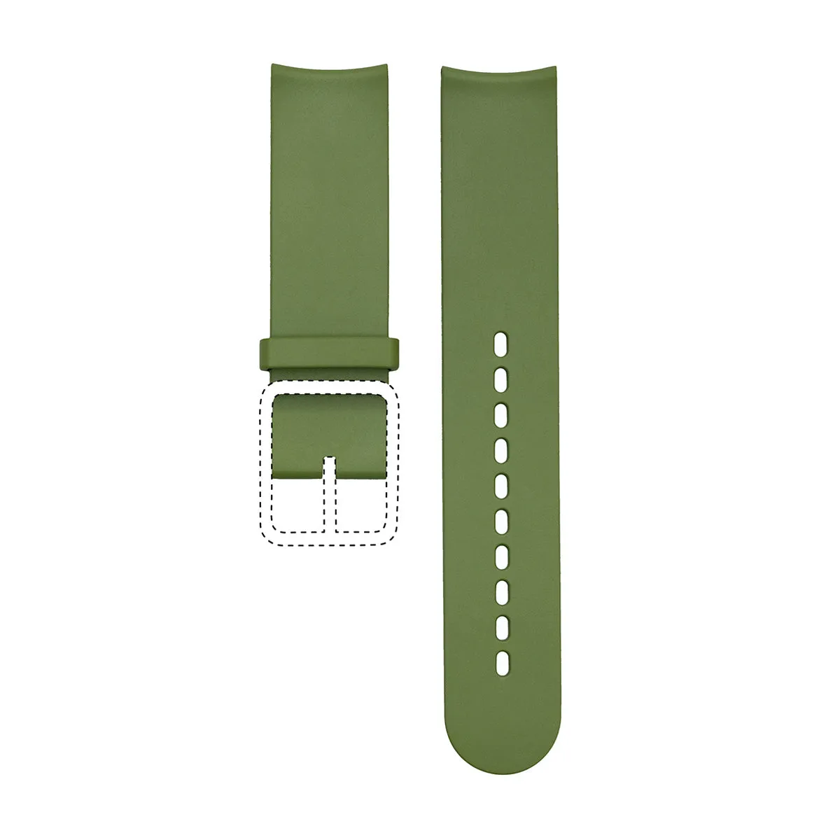 Ressence TYPE 1 e 8 cinturino gomma nero 20 mm