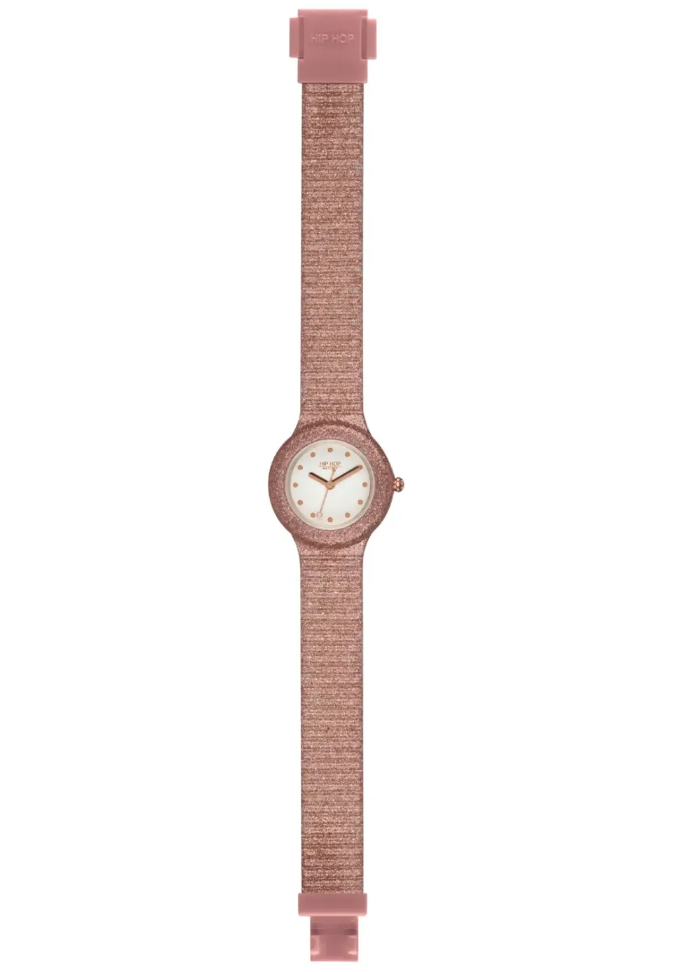 Hip Hop Sparkling Mania orologio donna glitter rose gold