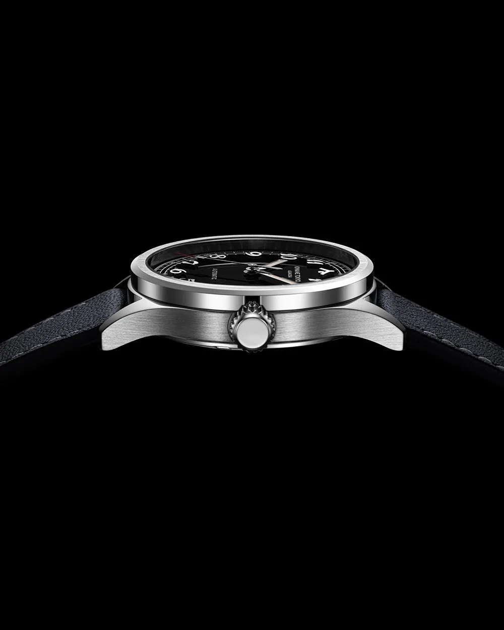 Kiwame Tokyo Mune Kurotsuki orologio nero field 38mm