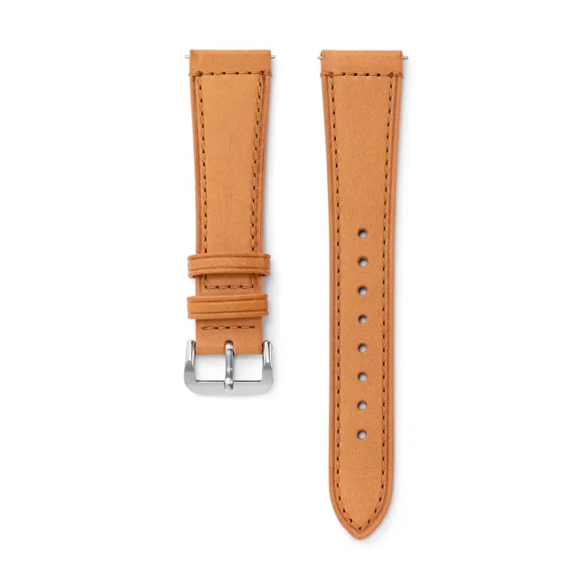 H.G.P. NSA cinturino pelle naturale 20 mm acciaio