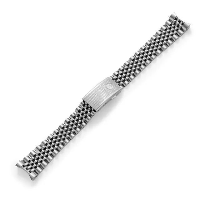 H.G.P. 844 bracciale chicchi di riso acciaio 20-16 mm