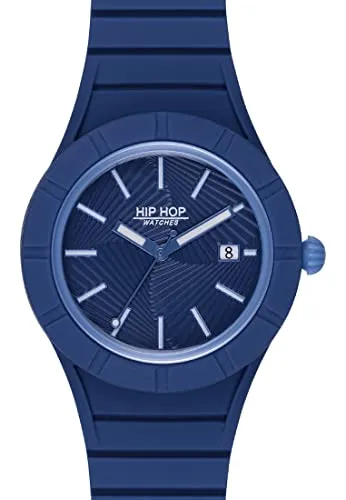 Hip Hop X Man HWU1077 orologio uomo blu silicone 42 mm