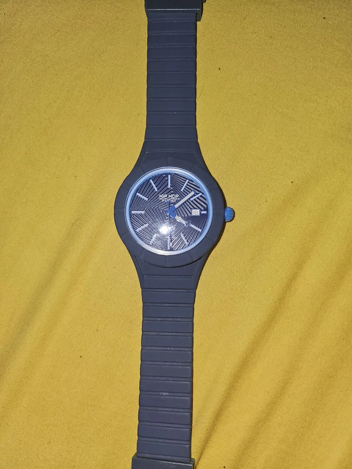 Hip Hop X-Man HWU1076 orologio uomo silicone nero