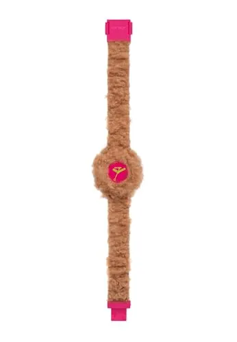 Hip Hop Lab Teddy Hug orologio donna pelliccia silicone