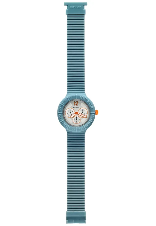 Hip Hop X Man HWU0175 orologio uomo bianco blu silicone