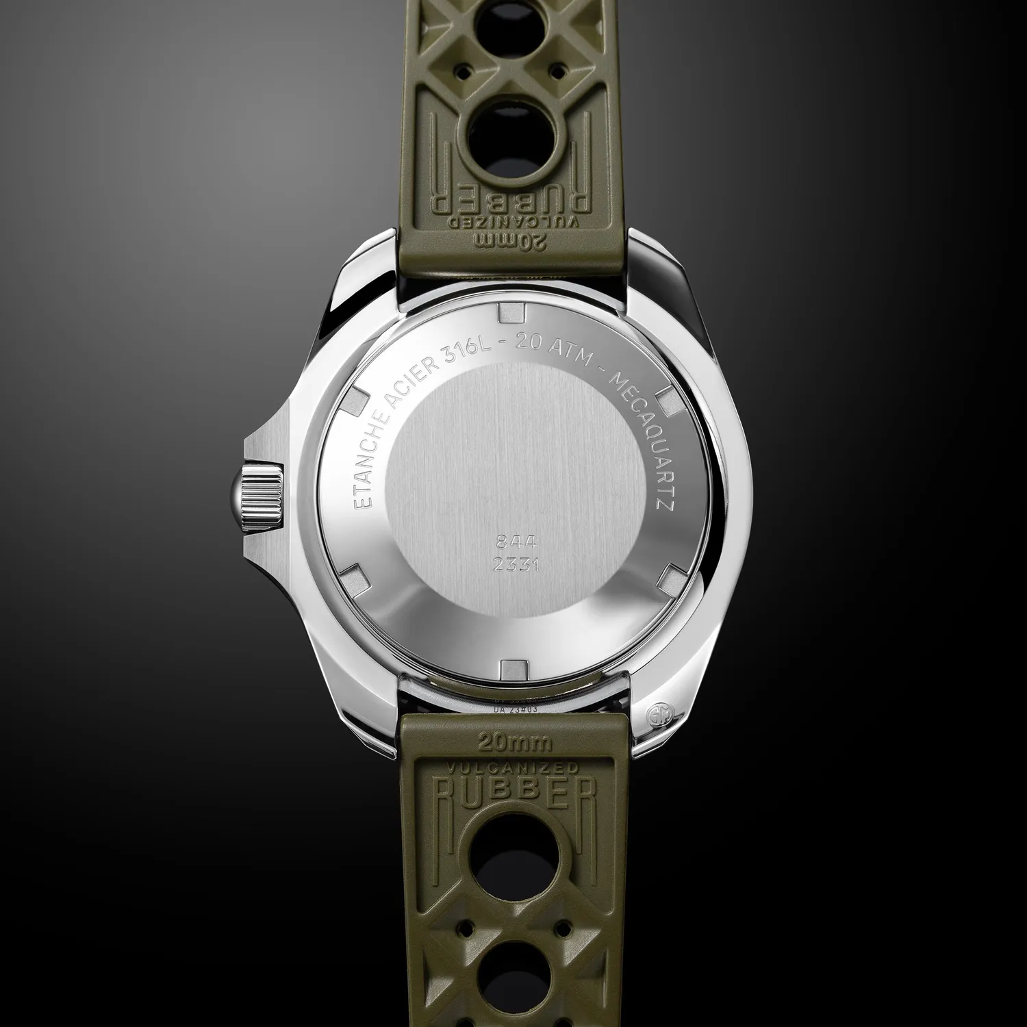 H.G.P. Diver 200M Commando orologio diver gomma verde
