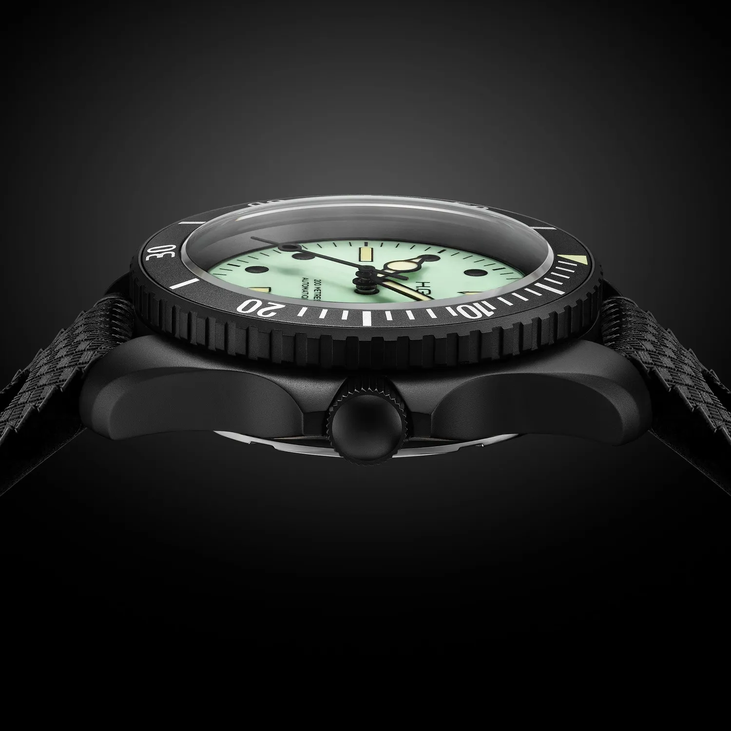 H.G.P. Night Diver ND2A orologio automatico PVD nero 200M