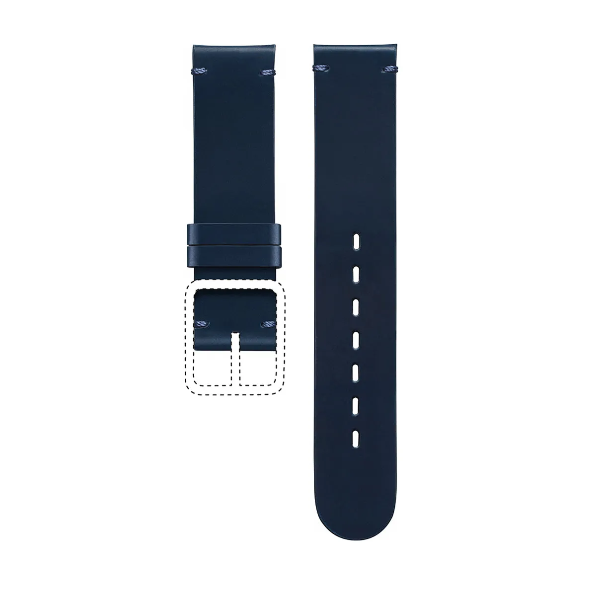 Ressence TYPE 1 cinturino pelle cavallo nero 20mm Regular