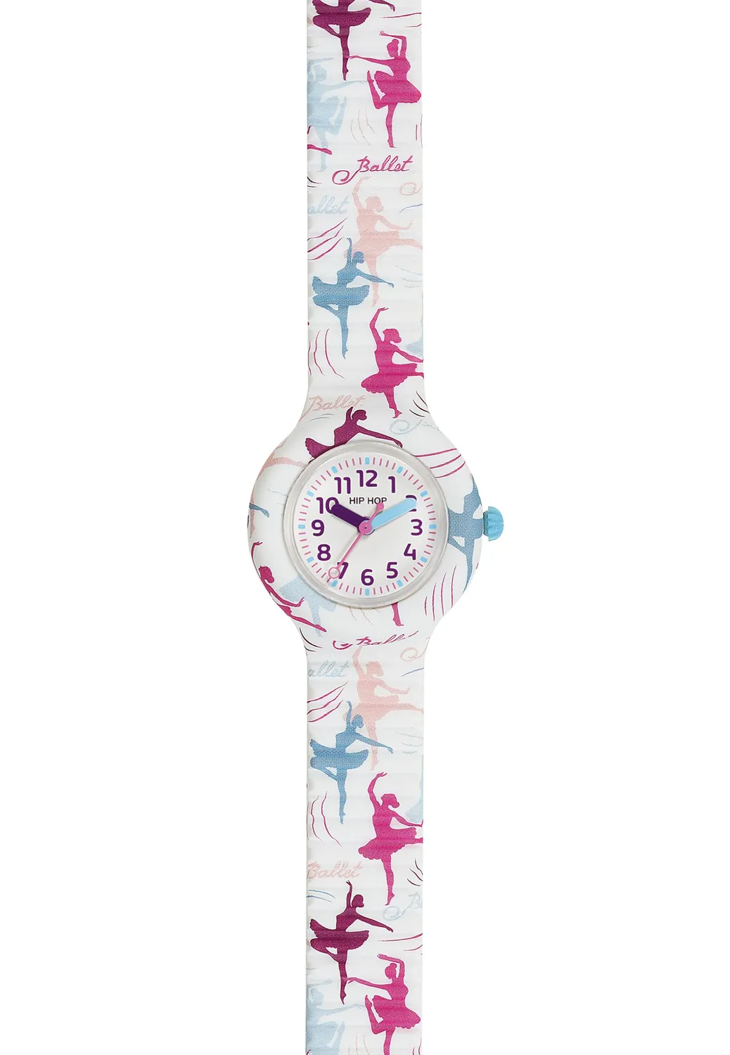 Hip Hop Kids Fun Unicorn orologio bambina bianco silicone
