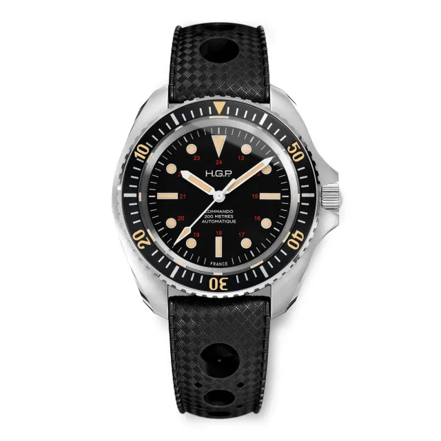 H.G.P. Diver 200M Automatic Commando Orologio Automatico Gomma