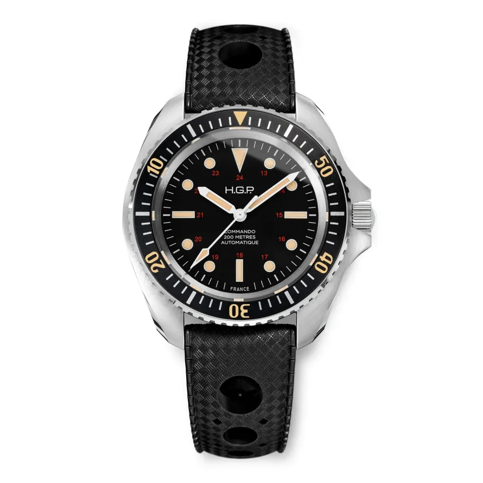 H.G.P. Diver 200M Automatic Commando Orologio Automatico Gomma