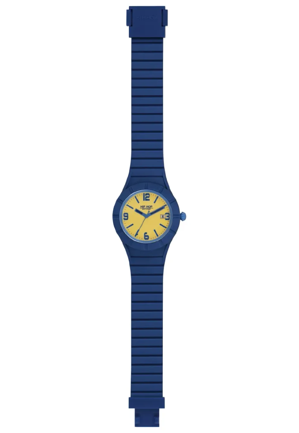 Hip Hop X Man Orologio Uomo Silicone Blu 42 mm