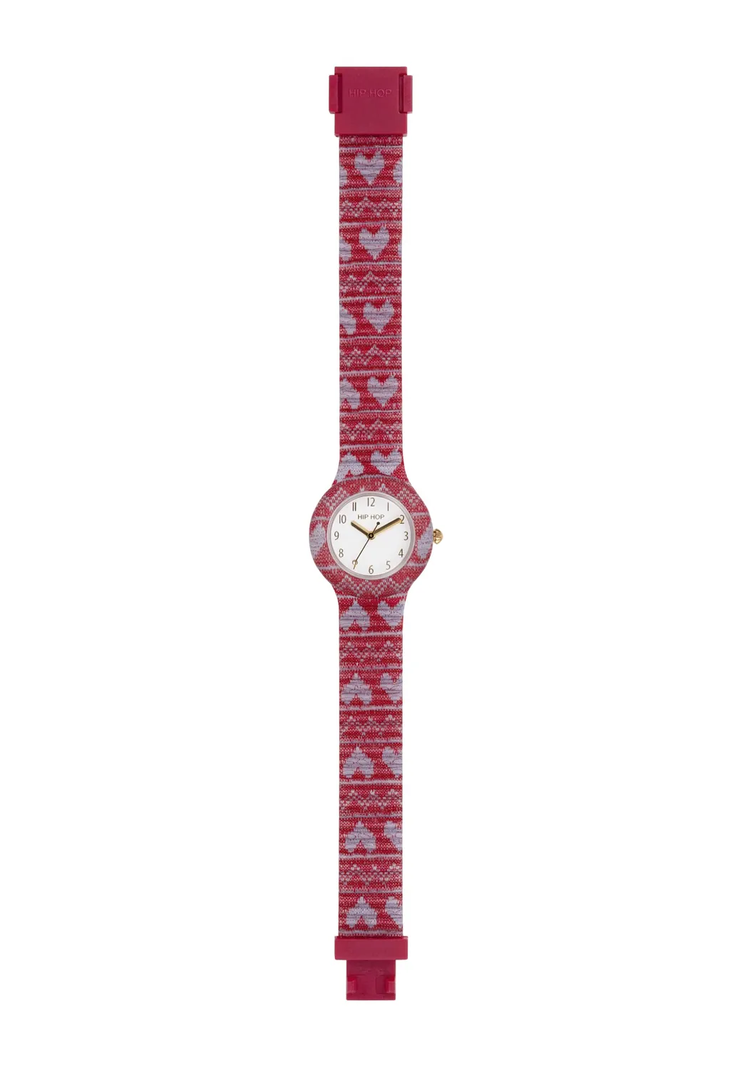 Hip Hop Love Me Yes Cuori orologio donna rosso 32 mm