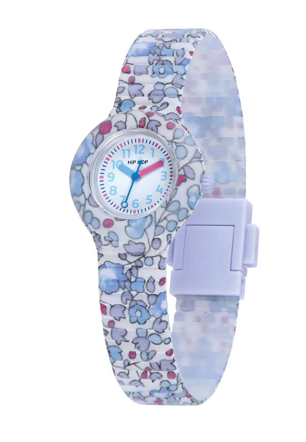 Hip Hop Flower Power orologio bambina verde tessuto 28 mm