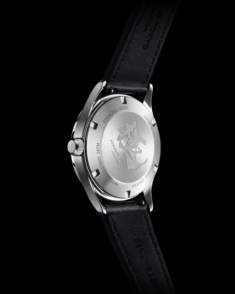 Kiwame Tokyo Kubo Tetsukon orologio blu secondi 38mm