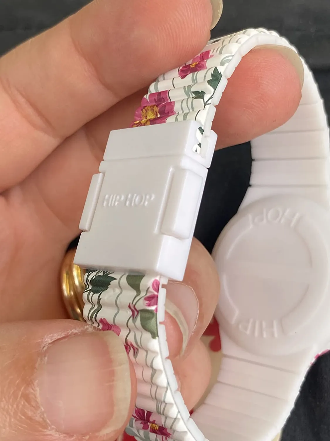 Hip Hop Spring Fever Wild Flower orologio donna silicone multicolor