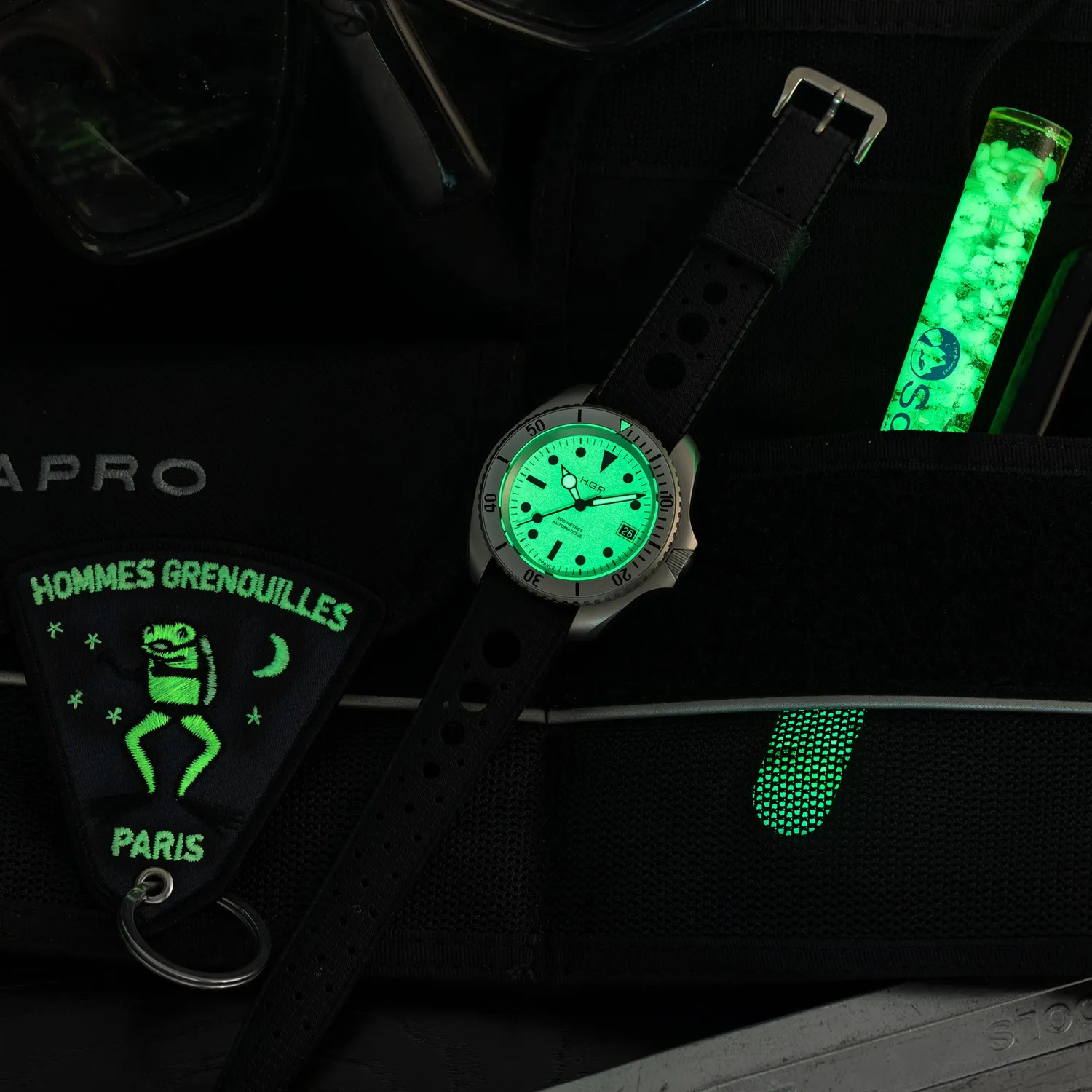 H.G.P. Night Diver ND2A orologio automatico acciaio 200M